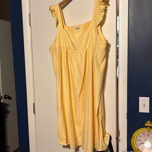 Cute gingham checked dress